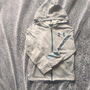 Gray under armour hoodie